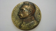 Medal JÓZEF PIŁSUDSKI, 1930 brąz 5,5cm