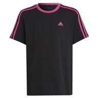 ADIDAS 3 STRIPES BF GIRLS JR (152) Koszulka Dziecięce Czarny