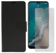 Etui Fancy Diary do Nokia G50 5G czarne +SZKŁO