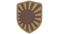 101 Inc. Naszywka Morale Patch 3D Japanese War Shield Brązowy