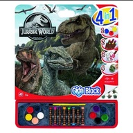 Umelecký set Giga Blok 4v1 Jurassic world
