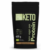 Białko z Grochu z Olejem MCT o Smaku Migdałowym Keto Bio 600g - Cocoa