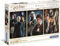 Puzzle 3x1000 Elementów Harry Potter 61884 Clementoni
