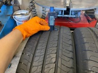 2 tyres summer 215/65R16C Goodyear EfficientGrip Cargo as new 8mm