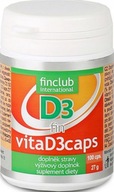 FINCLUB VITAD3CAPS 100kaps. FIN vitamín D3