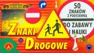 ZNAKI DROGOWE 50 ZNAKÓW DO NAUKI I ZABAWY 5+