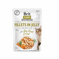 Brit Care Cat Filety z pstrągiem i dorszem 85 g