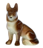 Pies 14 - śliczna figurka porcelanowa zabytkowa