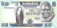 Bankovka 10 Kwacha 1986 - UNC Zambia