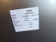 Mercedes W126 Coupe door front left lak. C273/1