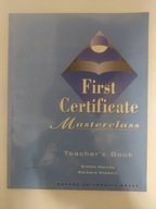 First Certificate Masterclass. teachers Book Simon Haines
