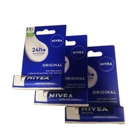 Zestaw 3x Nivea Original Care Pielęgnująca ochronna pomadka do ust 5,5 ml