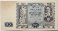 Banknot 20 Złotych - 1936 rok - Seria AP