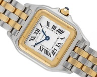 CARTIER PANTHERE STEEL/YELLOW GOLD 18K WHITE DIAL REF. W2PN0006 FULL SET
