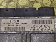 PEUGEOT 206 control unit of the engine 9641815780