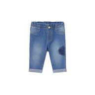 Spodnie dziewczęce Mayoral 1762 jeans granat r.74