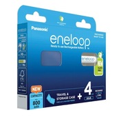 4X AKUMULATORKI PANASONIC ENELOOP R03 AAA 4BL +BOX