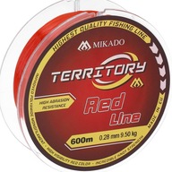 Kaprársky vlasec Mikado Territory Red 0.30 mm 600 m