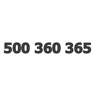 500 360 365 Starter Nju Mobile ZŁOTY ŁATWY NUMER PREPIAD KARTA SIM