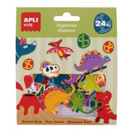 Samolepky z EVA peny Apli Kids - Dinosaury 24 ks