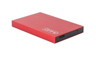 ZEWNĘTRZNY DYSK TWARDY 500GB USB 3.0 OMMO ALU RED
