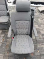 VW T5 T6 MULTIVAN Sitz DRUGI/TRZECI RZAD grau material LLL