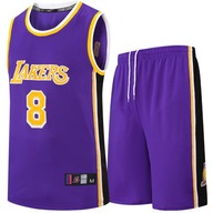 Koszulka Lakers No.8 Kobe Bryant w stylu vintage, koszulka do koszykówki