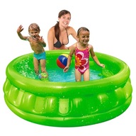 Mini detský bazén okrúhly zelený 175x 35 cm