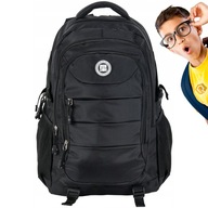 Plecak szkolny młodzieżowy duży 30L czarny