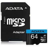 Pamäťová karta SD Adata AUSDX64GUICL10A1-RA1 64 GB