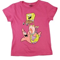 Koszulka dziecięca dziewczęca T-shirt Nickelodeon Spongebob brokat 14/16lat