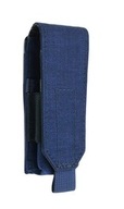 Pištoľový nakladač, klapka-rep, tmavo modrá, MOLLE, Velcro - Baribal