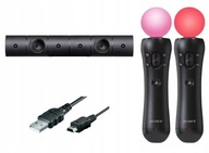 KAMERA PS4 v2 + 2x PlayStation MOVE + USB / PS4 / PS5 / VR