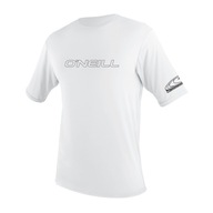 Plavecké tričko O'Neill SKINS S/S SUN SHIRT biele