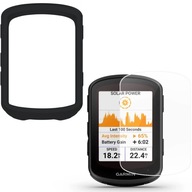 ZESTAW do GARMIN EDGE 540 1x case ETUI silikonowe czarne + SZKŁO HARTOWANE