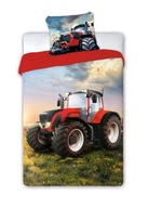 Obliečky Mládežnícky traktor červený 140X200