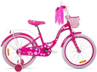 Rower dla dziewczynki Mexller 20" Village Rowerek dziecięcy + kółka boczne