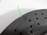 PORSCHE 991 997 996 TURBO 718 982 disc CERAMICZNA left front 350x34mm