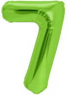 Balon foliowy cyfra cyferka 5 jasno zielona 100 cm Urodziny
