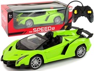 ZDALNIE STEROWANE SPORTOWE AUTO RC Z PILOTEM 1:18 ZIELONE