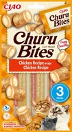 INABA CAT CHURU BITES CHICKEN WRAPS CHICKEN 3x10g kurczak PRZYSMAK DLA KOTA