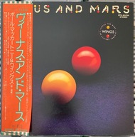 Winyl Venus And Mars Wings JAPAN 1975