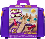 KINETIC SAND VEĽKÁ SADA KUFOR KINETICKÝ PIESOK + HRABLIČKY LOPATKY FORMIČKY