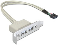 DeLOCK 0.5m Slotblech USB 2.0 kabel USB 0,5 m USB