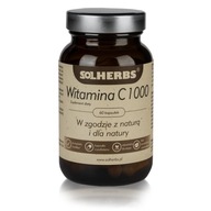 Solherbs Vitamín C 1000 Kyselina L-askorbová 60kap.