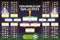 Plakat Mistrzostwa Świata 2022 Terminarz 100x70 cm