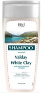 Šampón s bielym ílom Valdajské vlasy suché a farbené, Navinutie 270ml