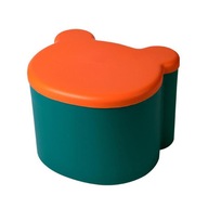 2 farebne ladiaca úložná taburetka Box na hračky Kontajner na sedenie Stolička, štýl 1