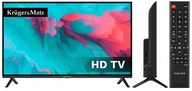 TELEWIZOR LED 32'' KRUGERMATZ TUNER TV DVB-T2 HEVC 2X HDMI USB PROSTY PILOT