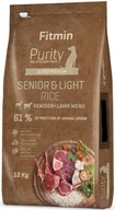 FITMIN Purity Rice Senior Light Venison Lamb 12kg
